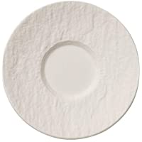 Villeroy &amp- Boch Manufacture Rock Plato para taza de expreso- Porcelana Premium- Blanco